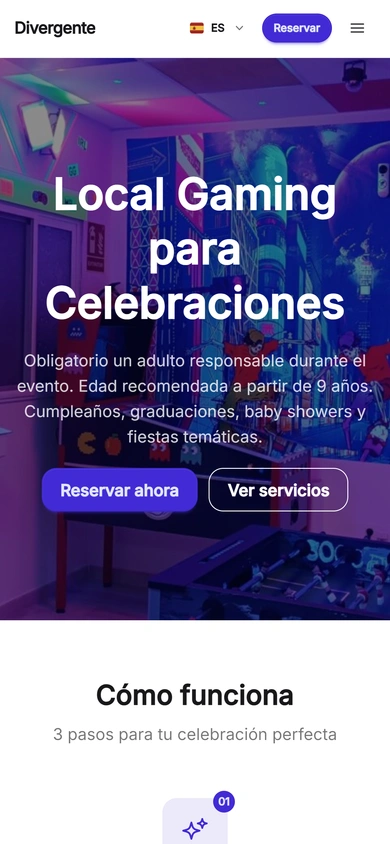 Customer website mobile preview